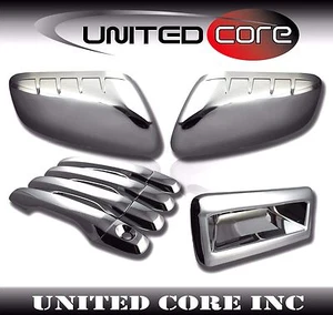 11-15 Ford Explorer Chrome Mirror Cover Chrome Door Handle Cover Chrome Tailgate - Picture 1 of 1