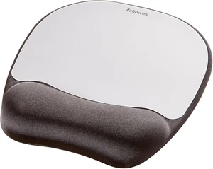 9175801 Tappetino Mouse Con Poggiapolsi in Memory Foam, Grigio - Foto 1 di 12