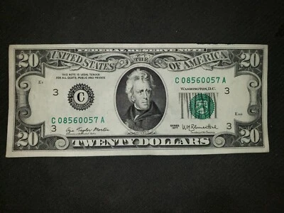 1977 $20 Dollar Small Portrait Federal Reserve Note "Majestic Find!!!" - Image 1 of 2
