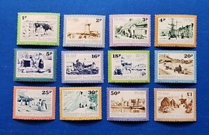 Guernsey Stamps, Scott J30-J41 Complete Set MNH