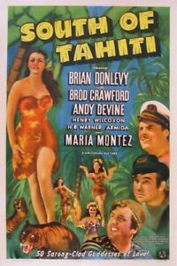 SÜDLICH VON TAHITI 1941 SELTENER ACTION/ABENTEUERFILM AUF DVD-R