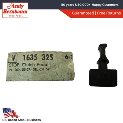 Dodge Plymouth Chrysler Desoto 1955-1958 embrague pedal parada 1635325 nuevo en stock Foto 1 de 4