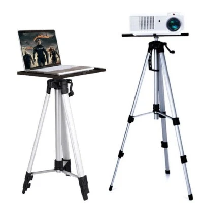 Projektor Beamer Stativ Tripod Ständer mit Platte 49-110cm Höhenverstellbar DHL - Bild 1 von 4