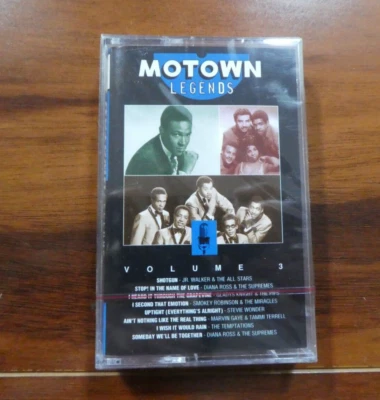 Motown Legends vol 3 cassette tape NEW SEALED Diana Ross Marvin Gaye Supremes - Image 1 of 2