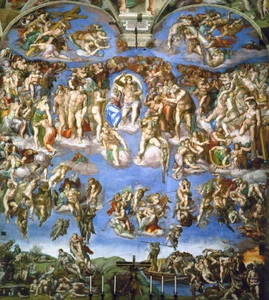 Last Judgement by Michelangelo Giclee Canvas Print - Picture 1 of 1