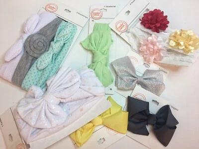 LOTE DE 12 envolturas y clippies para niñas Wonder Nation 3+ Foto 1 de 4