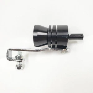 2.25" Tail Pipe Muffler Tip Whistler Turbo Sound Simulator Exhaust Pipe Black - Picture 1 of 10