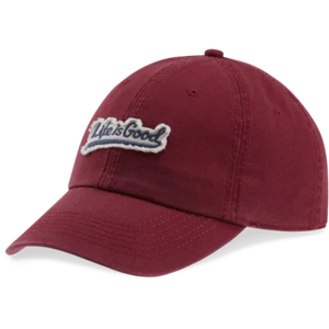 Life Is Good BALLYARD Script Tattered Chill Cap Hat Red Adjustable UNISEX OS - Picture 1 of 5