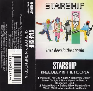 STARSHIP Knee Deep In The Hoopla Cassette Tape 1985 Grunt BXK1-5488 - Imagen 1 de 6