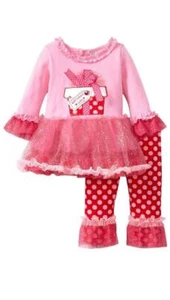 Rare Editions Spring Birthday Girl Party Dress outfit set 12M 18M 2T 3T 4 6 NWT - Picture 1 of 3