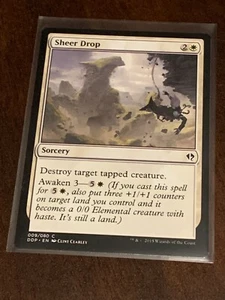 Magic the Gathering Zendikar vs Eldrazi Sheer Drop - Picture 1 of 2