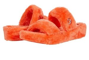 GBG Los Angeles by Guess Lennly Coral Floral Women's Faux Fur Slipper
