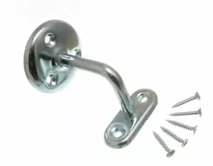 Escalera Pasamanos Abrazaderas Pared Soporte 6.3cm 63mm Acero BZP Onestopdiy De - Imagen 1 de 1