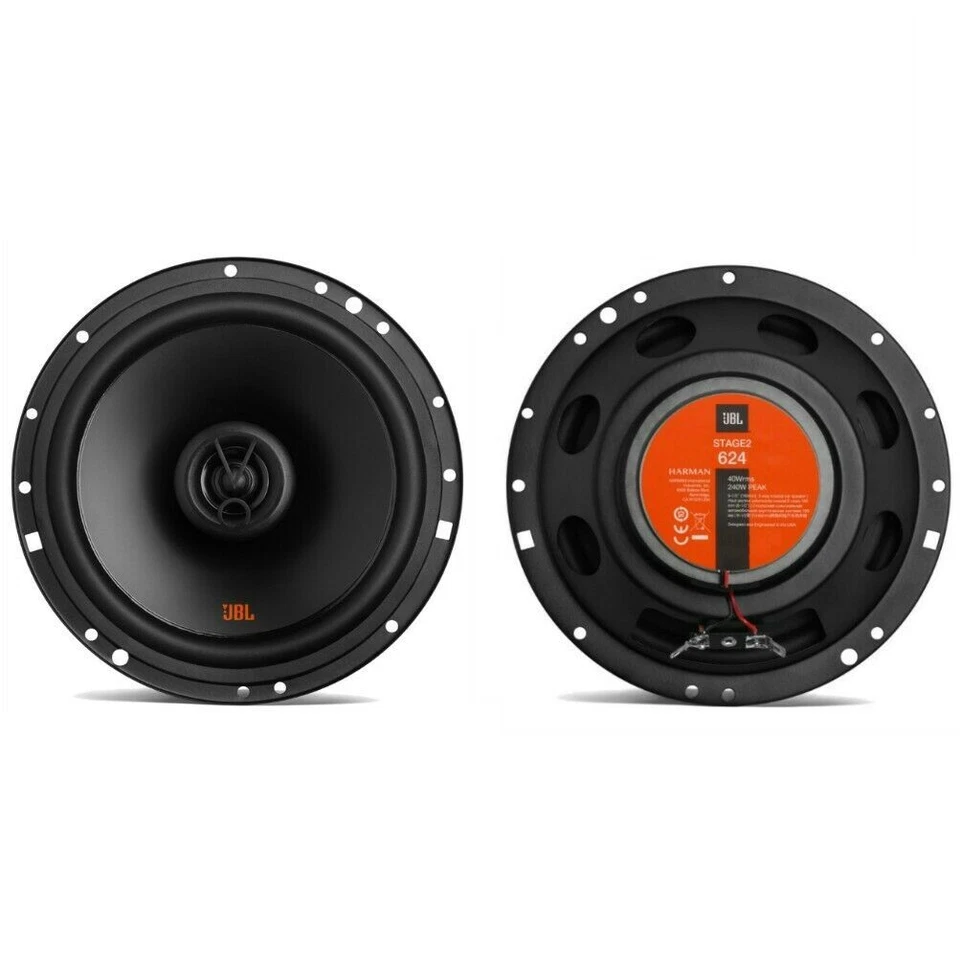 JBL Stage2 624 Koaxial Lautsprecher - Schwarz