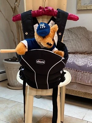 Chicco UltraSoft Magic Baby Sling Carrier Black / Grey in good used condition.  - Image 1 of 4