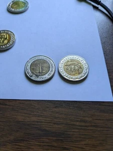Egyptian 1 Pound 2019 & 2021 Commemorative | Circulated | 2 Coins - Picture 1 of 5