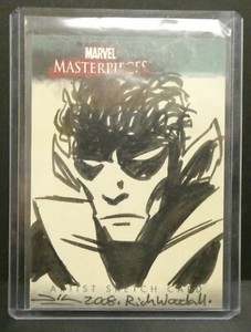 Marvel Masterpieces Artist Sketch Card All Are 1 of 1