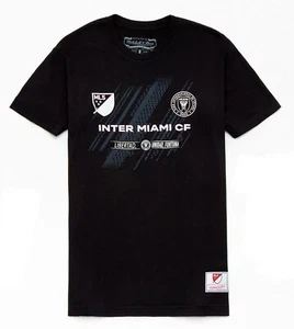 MITCHELL And NESS Inter Miami CF T-Shirt Men’s Size XL Cotton Black - Picture 1 of 8