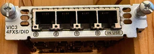 CISCO VIC3-4FXS/DID 4-PORT VOICE INTERFACE CARD - FXS AND DID - Bild 1 von 1