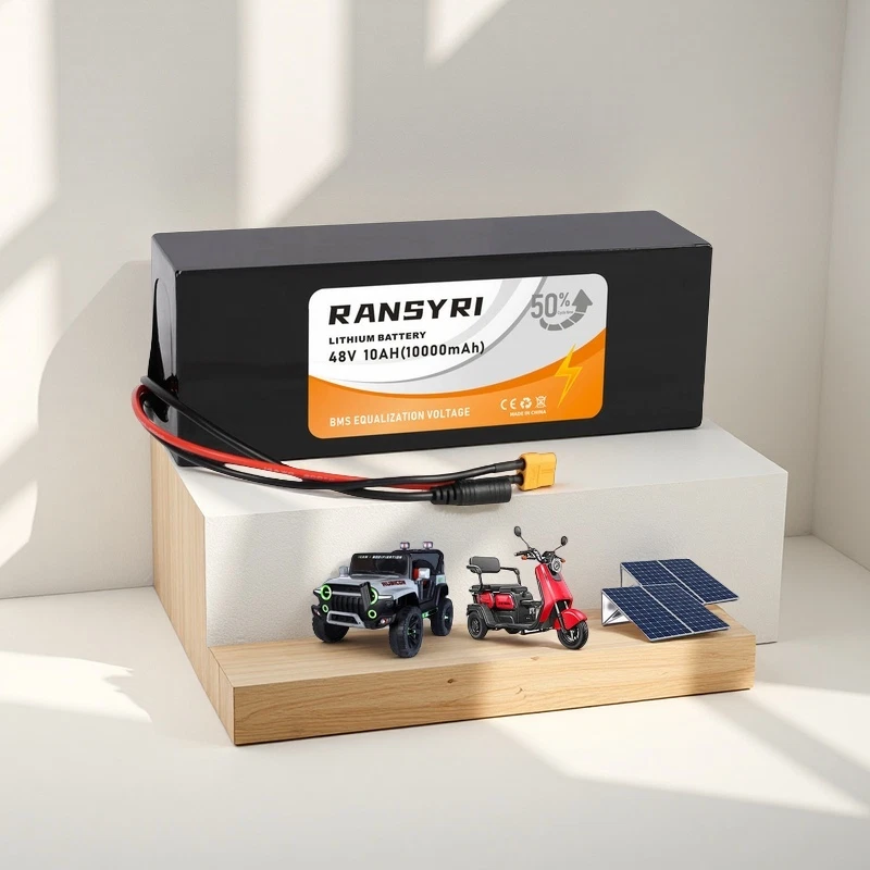 48v 10ah battery Electric Bike Lithium Battery PACK For 200W 500W 750W - Image 1 of 4