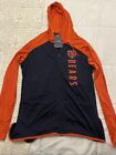 Chicago Bears Jacket Large Full Zip Long Sleeve Hooded Fanatics Nfl Womens Nwt