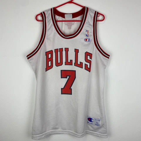 Chicago Bulls Ben Gordon Jersey Vintage Champion NBA Basketball Rare size L Cover