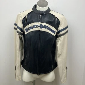 Harley Davidson Women's Miss Enthusiast Leather Jacket XS BNWT - Picture 1 of 24