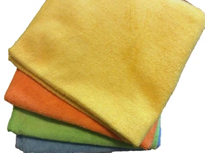 16" x 16" Microfiber Towels all purpose, Cleaning Clothes Mix color(4) 12 Pack - Picture 1 of 5