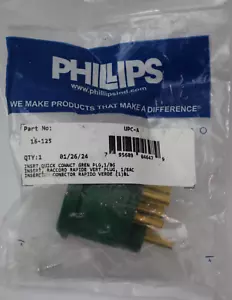 Phillips Plug Insert for 7 Way Quick Change Plug (QCP) Part # 16-125 - New - Picture 1 of 4