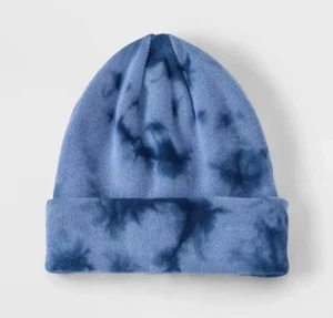 Art Class  Kid's Tie-Dye Blue Beanie One Size Fits Most -  New - Picture 1 of 3