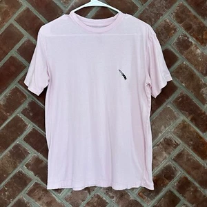 Cooke Collective Light Pink Knife Embroidered T Shirt Mens Size Small - Picture 1 of 6