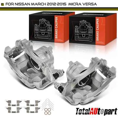 2x Brake Caliper Front Left & Right Side for Nissan March Micra Versa Versa Note - Image 1 of 4