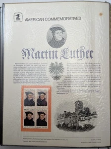 American Commemorative Mint Stamp Blocks Collection For 1983 In Folder - Picture 1 of 15