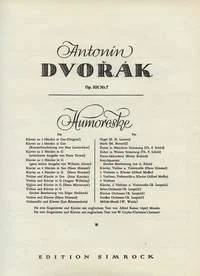 Humoresque in G op. 101-7 Hans Mlynarczyk Book [Softcover] Violin and Piano Simr - Image 1 of 3