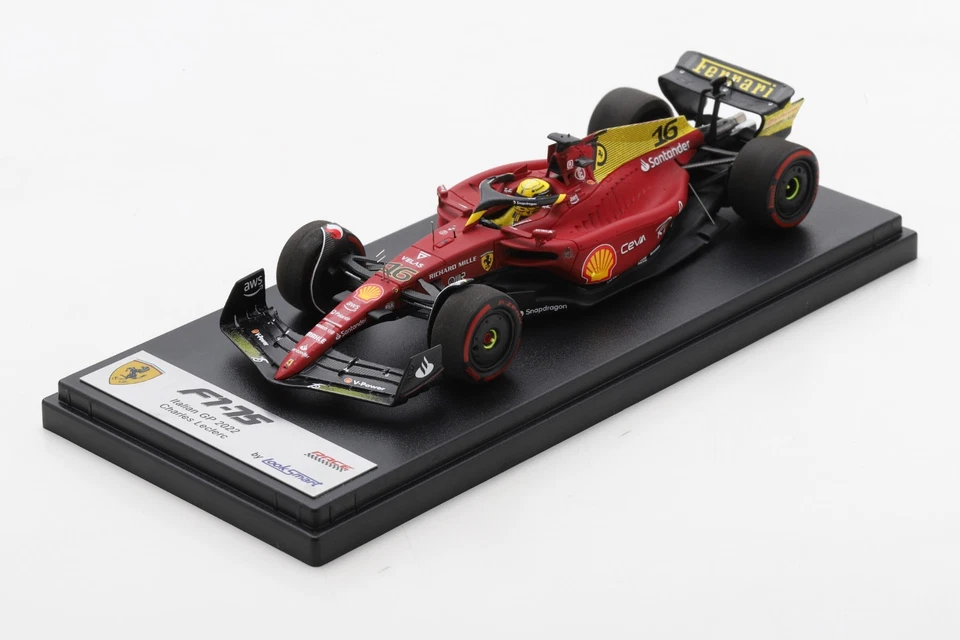 F1 1/43 Looksmart LSF1045 Ferrari F1-75 N°16 C.Leclerc 1st Italian GP 2022, New - Immagine 1 di 3