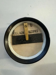 OLD BAKELITE CASED RAILWAY SIGNAL INDICATOR - TRACK OCCUPIED - Picture 1 of 8