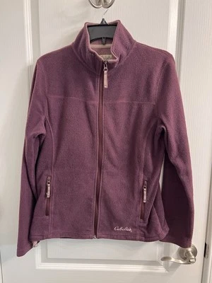 Cabelas Women's Outerwear Sage Purple Jacket Fleece Zip Up Woman's Size Small - Image 1 of 4
