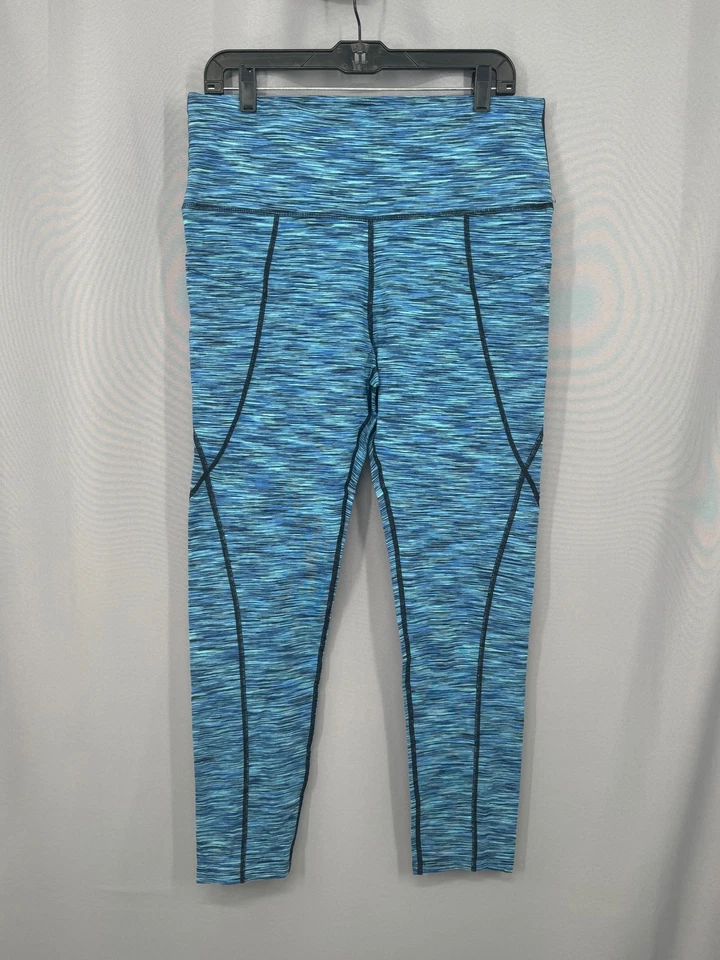 Leggings Fishers Finery Feminina XL Azul Cintura Alta Roupa Ativa Bambu Sustentável - Imagem 1 de 4