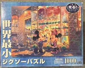 Tenyo Japanese Mickey And Minnie Mouse Jigsaw Puzzle 1000 Pieces Small Pieces - Picture 1 of 6