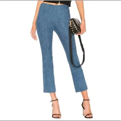 Rag & Bone Jeans Hina Cropped Micro Flare Denim Pants Size 4 Rear Seam Zip - Image 1 of 4