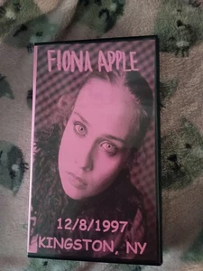 Fiona Apple VHS Video Tape Live In Kingston NY 1997 Alt Indie Rock Music Concert - Picture 1 of 10