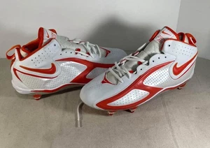 Nike Zoom Air Dri-Fit Herren Fußballschuhe Größe 14 weiß orange abnehmbare Stollen - Bild 1 von 5