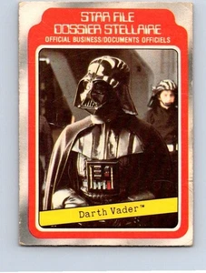 VINTAGE ORIGINAL NON SPORT CARD EMPIRE STRIKES BACK DARTH VADER 1980 - Picture 1 of 2