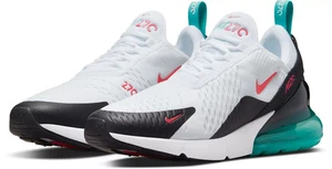 Nike Air Max 270 Casual Shoes White / Black / Teal / Pink Sz 10.5 DR9876 100 - Picture 1 of 8