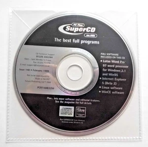 PC Plus Magazine February 1999 Cover Disc Only - Zdjęcie 1 z 1