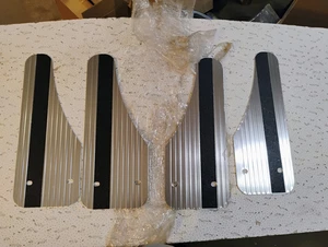 New Full Set of 4 Deflecta Shield Running Board Mud Flaps Stone Guard - Picture 1 of 7