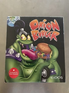 NUEVO Orion Burger (EIDOS 1997) MAC OS CD ROM SELLADO RARO Cadena Alimentaria Intergaláctica - Imagen 1 de 9