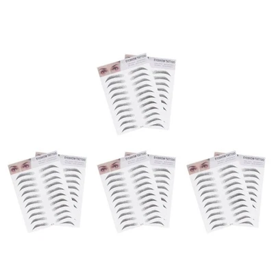  4 PCS Augenbrauen Sticker Augenbrauenformungsaufkleber Falsche -Kit - Bild 1 von 4