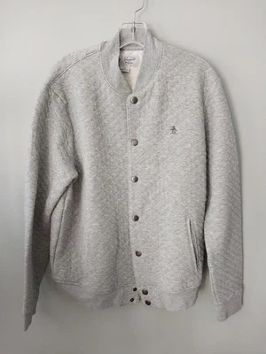 Mens Penquin quilted jacket size L gray - Image 1 of 4
