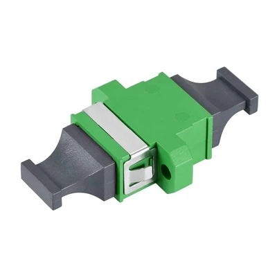 SM/MM MPO Fiber Optic Connector, Splice Adapter for MPO/MTP Green 44x25x10mm Foto 1 de 4